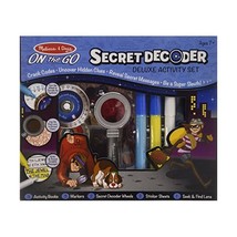 Melissa &amp; Doug On the Go Secret Decoder Deluxe Activity Set and Super Sl... - $31.00