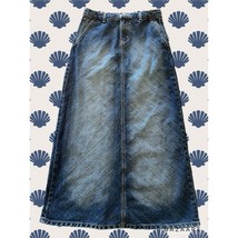 1990&#39;s Ralph Lauren Denim Maxi Skirt VTG - £39.56 GBP