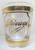 Culver 22k Gold Shot Glass Chicago Vintage - £15.94 GBP