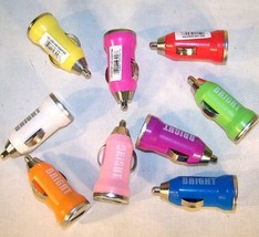 1 BAG USB CAR CHARGER BULK PACKAGE cellular phone accessory cell 10 PC B... - $18.99