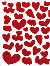 A322 Heart Love Kids Kindergarten Sticker Decal Size 13x10 cm / 5x4 inch Glitter - £1.99 GBP