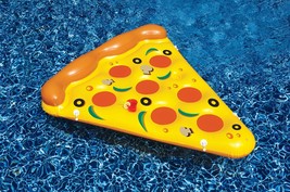 Giant Inflatable Pizza Slice Outdoor Swimming Pool Float Raft Funny Water Toy - £31.49 GBP
