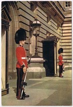 Postcard Sentries Of Irish Guard On Duty At Buckingham Palace London England UK - £3.09 GBP