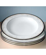 Waterford Brocade 9&quot; Rim Soup Bowl 4 Piece Set Bone China New in Box - $2,704.10 MXN