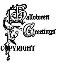 Halloween Greetings New Mounted Rubber Stamp - £6.37 GBP