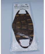 Adult Reusable Face Mask - Flexible Fabric - One Size - Crocodile - £6.03 GBP