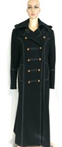 Steampunk Black Australian Wool Long Coat Max-Milan Womens Size X Large EUC - £66.48 GBP