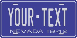 Nevada 1942 Personalized Tag Vehicle Car Auto License Plate - £13.09 GBP