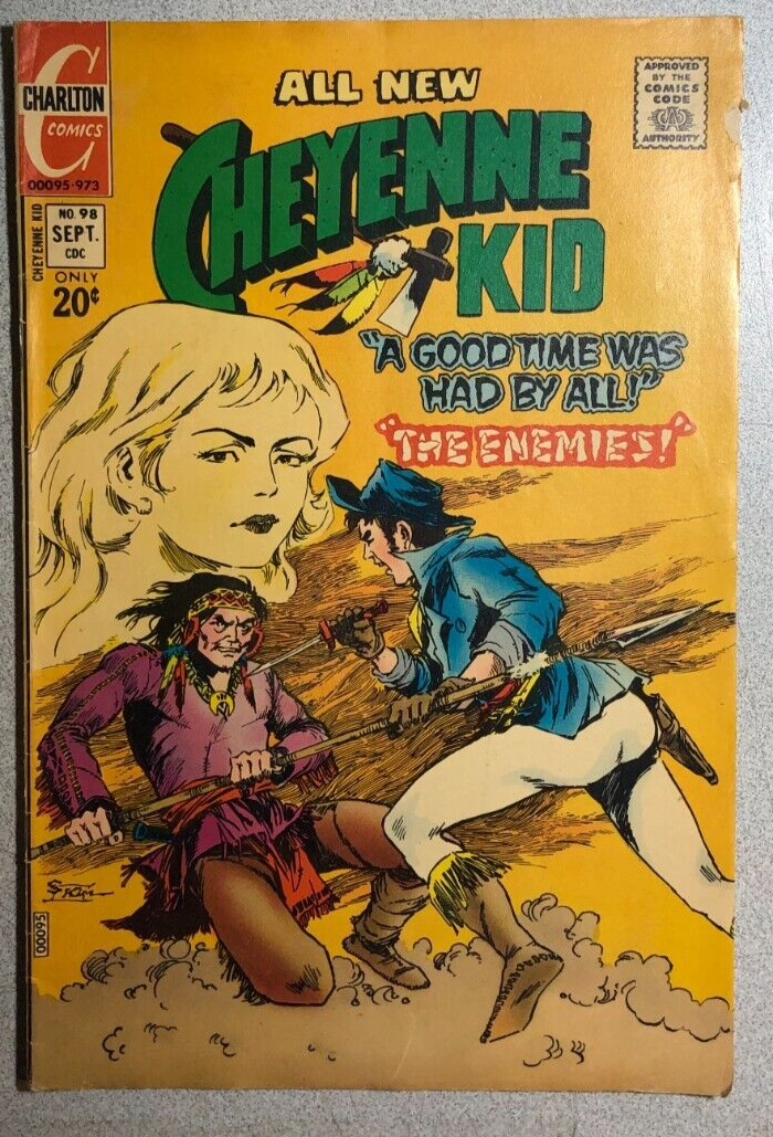 CHEYENNE KID #98 (1973) Charlton Comics western FINE- - £11.82 GBP