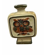 Vintage 8” Lrg Mid Century Modern Ceramic Owl Pottery Vase Vessel Rare A... - £58.08 GBP