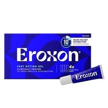 Eroxon Erectile Dysfunction Treatment Gel, 4 Single Use Tubes Exp 8/26 - $14.35