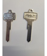 OEM Original Type Ignition Key Blank W/ Pony and Ford Logo For 1964-1966... - $222.99 MXN