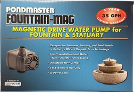 Pondmaster Fountain-Mag Magnetic Drive Water Pump - 35 GPH - £14.64 GBP