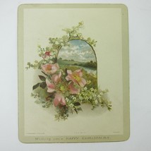 Victorian Christmas Card Flowers Meadow &amp; Spring Hildesheimer &amp; Faulkner... - £7.98 GBP