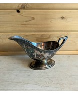 Silver Plate Creamer Pour Andover Hall Triple Plate Vintage Antique - $25.99