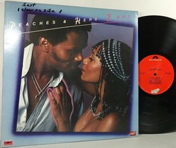 Peaches &amp; Herb 2 Hot! 1978 Polydor PD-1-6172 Stereo Vinyl LP Very Good+ - £7.15 GBP