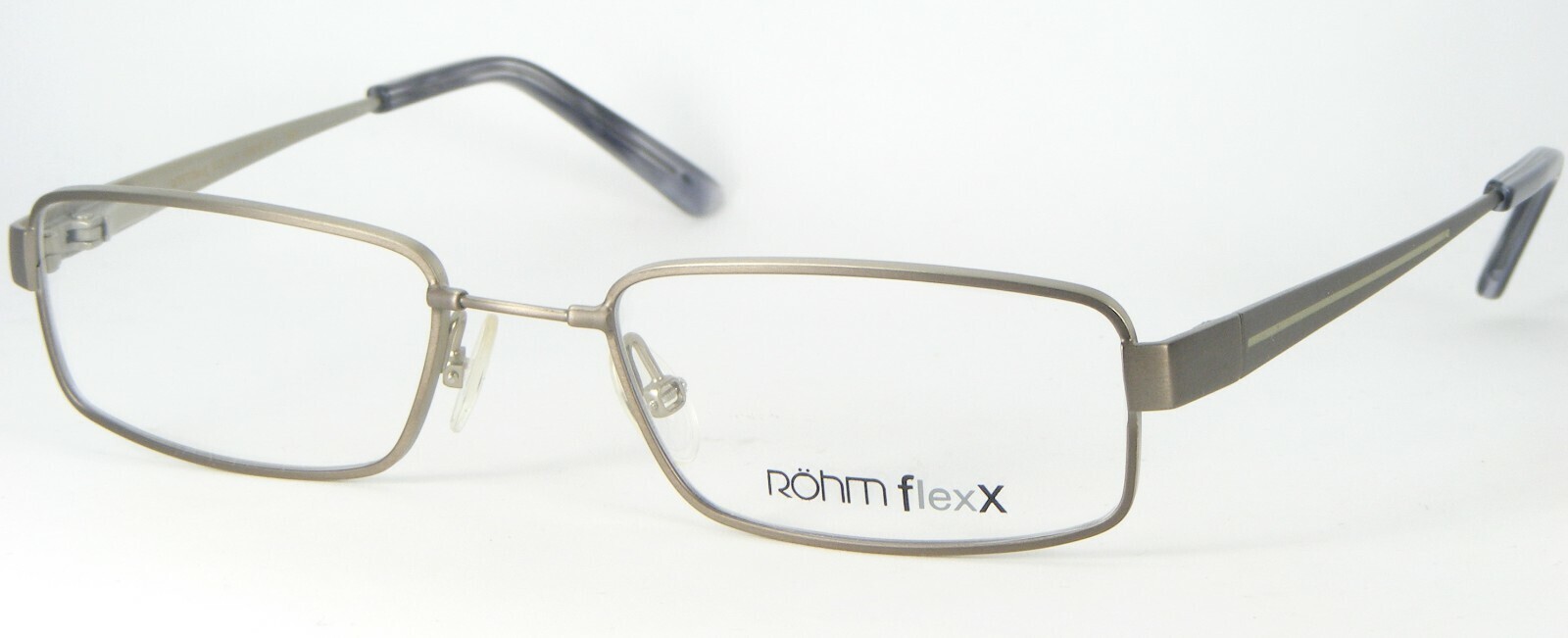 Röhm Flexx Modèle 7520 147 Étain Lunettes Métal Cadre Rohm 48-18-130mm - $52.37 Röhm Flexx Modèle 7520 147 Étain Lunettes Métal Cadre Rohm 48-18-130mm - $52.37