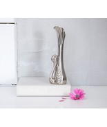 Vintage Silver Swan Art Deco Vase, Silver plated Bud Vase, Silver Plated... - $527.76 MXN