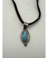 M. SILVERSMITH Old Pawn 925 Sterling Silver Vintage Turquoise Tribal Ear... - $34.60
