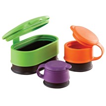 Easy Pour Bag Sealing Chip Clips 3pc Flip Top Lid Food-Grade BPA-Free Pl... - $406.18 MXN