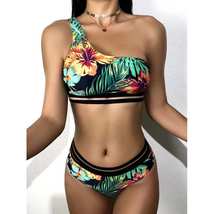Women&#39;s One Shoulder Two Piece Bikini - £19.86 GBP