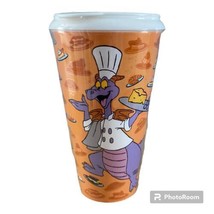 Disney Figment Tumbler Cup with Lid Epcot 2019 Food and Wine Festival 16 oz - £14.14 GBP
