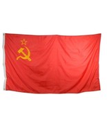 UNITED SOVIET 5X8 ft SOVIET USSR RUSSIA BANNER FLAG better quality USA S... - £60.11 GBP