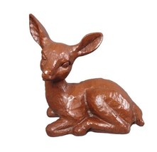 Vintage 1988 Red Mill Mfg USA Made Sitting Deer Figurine - £10.52 GBP