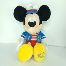 Macys Disney 20&quot; Mickey Mouse Plush Talking Sailor Holiday Edition Stuff... - £30.62 GBP