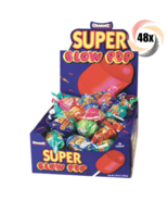 Full Box 48x Pops Charms Assorted Flavor Super Blow Pop Lollipops Candy ... - $38.70 CAD