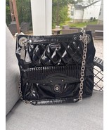 Coach 18673 Poppy Liquid Glass ~ Quilted Shoulder Bag Adjustible Chain S... - €42,58 EUR