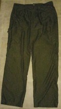 Columbia XCO Hiking Outdoor Pants Size 34 W 32 L Green Mens Pleated Fron... - $14.68