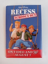 Walt Disney&#39;s Recess School&#39;s Out VHS DVD Movie Promo Pin Button - £6.57 GBP