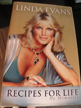 Linda Evans Book Signed Autograph NEW Recipe for Life Includes Recipes - $20.00