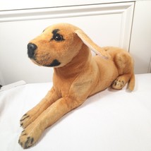 Tiger Tale Toys Mason Labrador Retriever yellow lab Plush Dog puppy realistic - $19.00