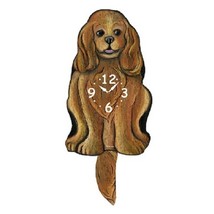 Ruby King Charles Spaniel Pendulum Clock - £33.52 GBP