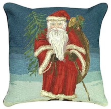 Santa with Tree Decorative Pillow - £112.25 GBP