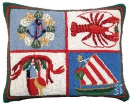 Nautical Christmas Decorative Pillow - £48.36 GBP