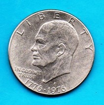 Bi-Centennial Eisenhower (IKE) Dollar - 1976 D Near uncirculated   - £7.16 GBP