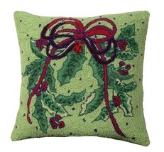 Holly Bough Decorative Pillow - £48.25 GBP