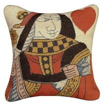 Queen of Hearts Decorative Pillow - £88.20 GBP