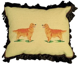 Golden Retriever Decorative Pillow - £132.78 GBP