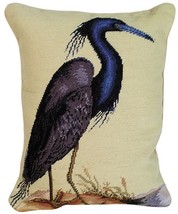 Blue Heron Decorative Pillow - $140.00
