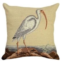 White Curlew Decorative Pillow - £127.87 GBP