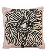 Bloomers 2 20 x 20 Hooked Decorative Pillow - $80.00