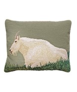 Mountain Goat 16x20 Needlepoint Pillow - $140.00