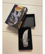 KISS Money Clip / Pocket Folding Knife Limited Edition Silver United Cut... - £57.49 GBP