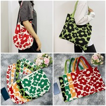 Fashion Flower Pattern  Tote Large Capacity Handmade Crochet Handbag Casual Wome - £50.91 GBP