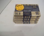 Vtg Maxell XL II High Bias 90 Minute Blank Audio Cassette Tape New Seale... - $24.74