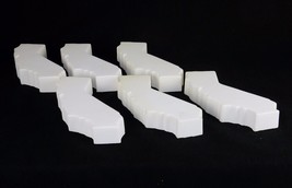 State of California Shaped Stress Relief Toys, Solid White, Lot of 6 ~ #SB-815 - £7.64 GBP